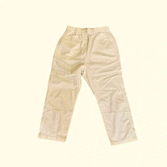 Pistola Bone Lainey Pants Cropped High Rise Pull on Cotton Sz S NWT - Picture 1 of 11